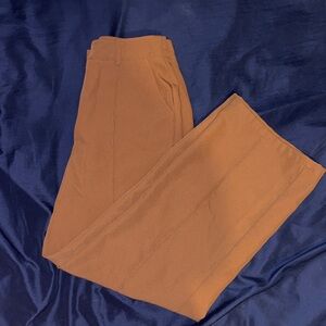 Amazon Wide Leg Pants in Rust Brown